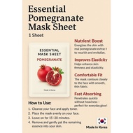 [DaisoKorea] Dull skin? Wake it up with this juicy pomegranate mask! – 1 Sheet |  Nutrition & Firmin