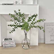 COMOWANR7 Eucalyptus Leaf Plant, Imitation Plant Pulp Leaf Artificial Eucalyptus Leaf, Eucalyptus Br