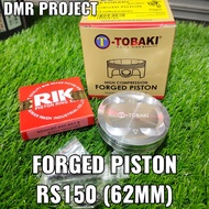 TOBAKI RACING RS150 FORGED PISTON 62MM ( FULL SET ) RACING PISTON RS150 62MM