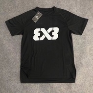 American Short-Sleeved Sports T-Shirt Quick-Drying Mesh Breathable 3V3 Competition Half-Sleeved T-Sh
