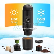 Portable Coffee Machine 2 In 1 Hot Cold Expresso Coffee Maker Capsule Coffee Machine For Travel Camp