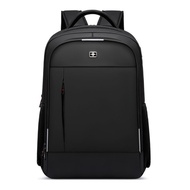 AT/👜Swiss Army Knife Backpack Men's Backpack15.6Inch Computer Bag Business Leisure Schoolbag Large Capacity Travel Bag 8