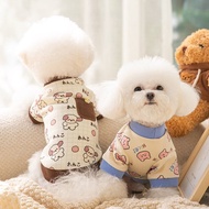 Nice Bear Puppy Clothes ชุดสุนัข Teddy Bichon Hiromi Cute Wind Cat Thin Sweater Pet Clothes