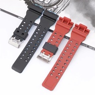 Strap for Casio G-Shock GA-100/110/120/150/300/400/700 GD-100/110/120 G-8900 GLS-100 Silicone Resin 