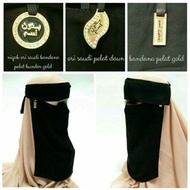 Bando bandana veil SaudiOriginal/ veil beedon esem original saudi