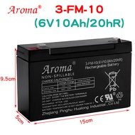 A aroma Aoma Children's Electric Vehicle Battery 6V10ah3FM10 Ground Scale Hanging Scale Battery Moto
