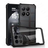 Acrylic Clear Shockproof Cover For Xiaomi 15T 15T Pro Airbags TPU+PC Hard Phone Case Xiaomi 15T Pro 