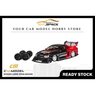 [CM MODEL] 1/64 Nissan LBWK ER34 ADVAN