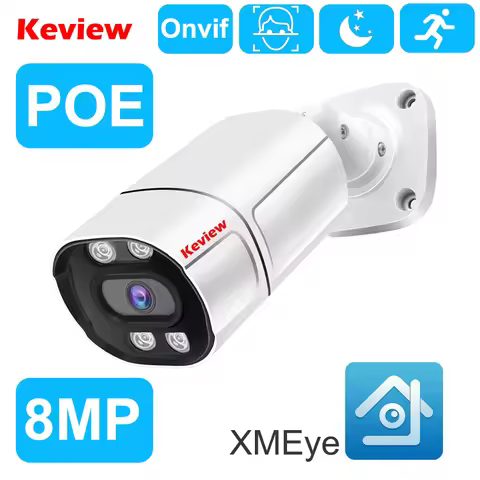 POE 8MP 4K 5MP IP Camera Security Surveillance Camera CCTV Bullet P2P Motion Detection Full Color Au