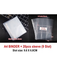 A4 Photocard Binder Sleeve Album Ring (HIGH QUALITY) KPOP Photo Trading Card Yugioh Pokemon BTS Blac