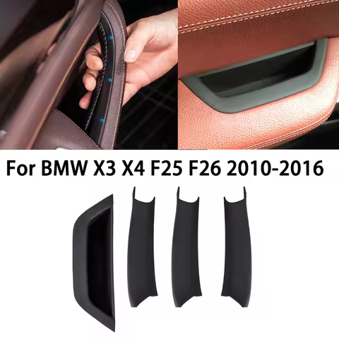 F25 F26 Door Handle Covers Fit for BMW X3 F25 X4 F26 Interior Door Pull Handle Covers for BMW X3 F25