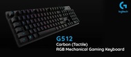 🔥最低零售價全新現貨🔥  Logitech 羅技 G512 Carbon LIGHTSYNC RGB Mechanical Gaming Keyboard 機械有線 遊戲鍵盤 電競鍵盤 GX 青軸 紅