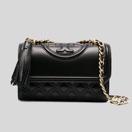 Tory Burch Small Fleming Convertible Shoulder Bag Black 75576