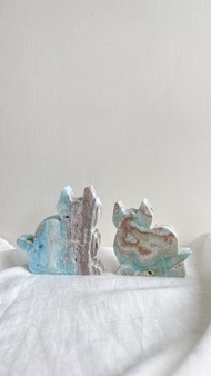 猫猫形狀異極礦擺設.  細尺寸猫猫