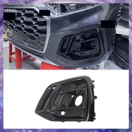 [P K A M] 1 Pair Front Bumper Fog Lamp Grille Cover Car Fog Lamp Frame for Q5 Q5L 2021-2024 Coupe Sp