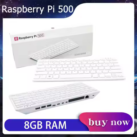 Raspberry Pi 500 Keyboard, 8GB RAM,Quad-core Arm Cortex A76 Processor
