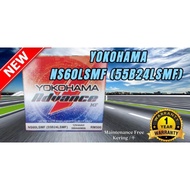 NS60LS 55B24LS MF YOKOHAMA Advance Bateri Kereta  Batteries Bateri Kereta [Toyota /Honda/Nissan /Pro