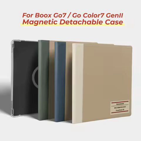 twosheep Classic Notebook Detachable Magnetic Case suit for Boox Go7 Go Color7 GenII GenI Leaf3 Leaf