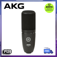 Akg P120 ไมโครโฟนคอนเดนเซอร์ไดอะแฟรมขนาด 2/3 นิ้วสําหรับเสียงร้องและเครื่องมือที่ชัดเจน