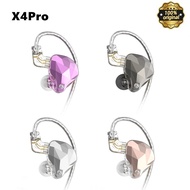 X4 Pro In Ear Earphone 11mm Full-rang Dynamic Earbuds With Detachable 2Pin for Audiophiles