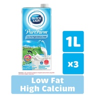 Dutch Lady Purefarm Uht Milk - Low Fat (1L x 3)