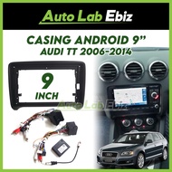 AUDI TT 2006-2014 Android Player Casing 9" inch with Socket Power & Camera Input