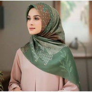 HIJAU Muslim women's HIJAB SQUARE VOAL IRISH MOTIF GREEN NEWEST HIJAB K8A9