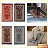 [YoyoyocfMY] Prayer Rug Traditional Ramadan Eid Gift 70x110cm Worship Mat Prayer Carpet Islam