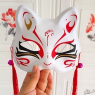 Painted Fox Mask Japanese-Style Demon Cat Magic Dao Patriarch Wei Wuhao Lan Wangji Two-Dimensional T