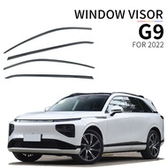 Sesuai untuk Xpeng G9 G6 G3 Siri Tingkap Visor Tingkap Kereta Hujan dan Teduh Matahari Sun Visor Huj