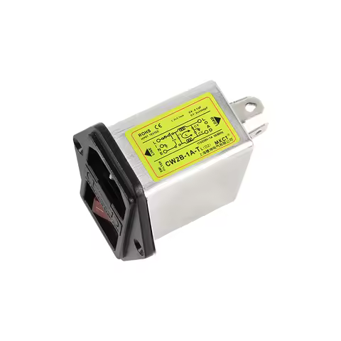 IEC-inlet with Fuses AC Filter Communication Audio 220VAC 50/60Hz CW2B-1A/3A/6A/10A-TL(D2) Power Fil