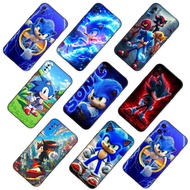 for Redmi 10X 4G 10c 10 11A 12C 13C A1 A2 Games and Anime Sonic the Hedgehog q.5 TPU Silicone Black 