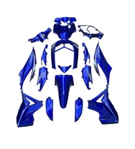 ชุดเฟรม 17 ชิ้น Wave110i 2011-2018 wave110i new ชุด สีน้ำเงินแก้ว เวฟ110i ชุดสี