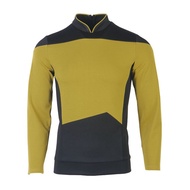 ชุดนักเดินทางในท้องฟ้ายามค่ำคืน Star Trek TNG ชุดคอสเพลย์เสื้อสีน้ำเงิน แขนยาว คอเหลี่ยม สำหรับผู้ชา
