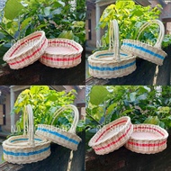 Rattan Parcel Oval Model peres 1 set contains 2 sizes 33cm & 30cm Premium rattan material grade A/ G