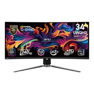 MSI MONITOR (จอมอนิเตอร์) MPG 341CQPX QD-OLED - 34.18 INCH QD-OLED 2K 240Hz G-SYNC COMPATIBLE USB-C 