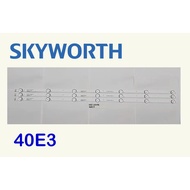 SKYWORTH TV LED Backlight 40E3 2A11T Ready Stock in Malaysia Replacement New Set SKY WORTH