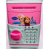 ATM Machine with Fingerprint Password Music Coin Bank Cartoon/Mesin Tabung Simpanan Syiling Kartun M