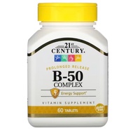B50 21st Century, B-50 Complex, Prolonged Release, 60 Tablets