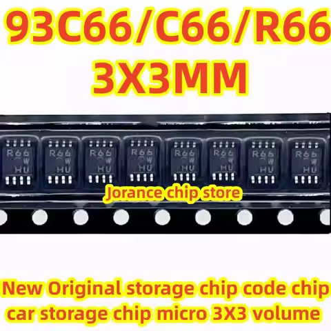 93C66 C66 R66 MSOP8 New Original storage chip code chip car storage chip micro 3X3 volume