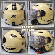 Helm Jpn Momo Kaca Pilot Cream Glossy