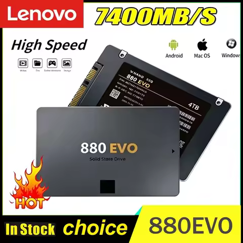 Lenovo 880 EVO Internal SSD 2TB 4TB Solid State Drive SATA 3.0 MLC 2.5 Inch for Laptop Desktop PC PS