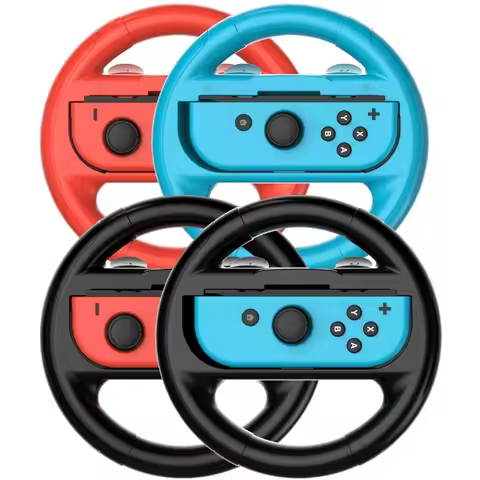 2pcs/Set Racing Game Switch Oled SL & SR Racing Steering Wheel Joypad Grip Switch Controller Game Gr