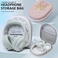 [rangevoyage2] Headphone Storage Bag Hard EVA Shockproof Portable Personalized Cartoon Headphone Sto