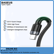 Baseus 100W USB Type C to USB C Cable for Samsung Galaxy S10 S20 Plus Note 10 Pus PD 60W QC3.0 3A