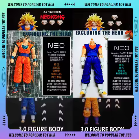 New Neokong Studio NEO Kong Model Dragon Ball Ssj3 Goku Super V3.5 Vegito Figures Action Figurins Mo