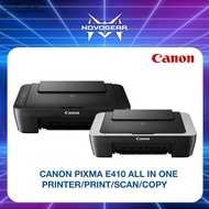 CANON PIXMA E410 ALL IN ONE PRINTER/PRINT/SCAN/COPY/3YEARS 1 TO 1 ONSITE EXCHANGE