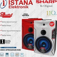 Ready Sharp Speaker Aktif Bluetooth 10 Inch Limited Cbox-Dpro10Xgr/Xgw