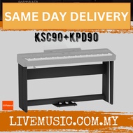 Roland KPD-90 + KSC-90 Original Stand Design for FP-90x Digital Piano - Black ( KPD90 / KSC90 / FP90