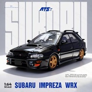 [訂購] 1∶64 車模 SUBARU IMPREZA  WRX - 開蓋版 黑色 合金汽車模型